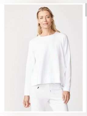 Stateside Softest Fleece Raglan Side Slit Sweatshirt